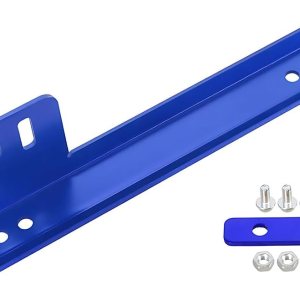 BELOMI Soporte para placa de matrícula, soporte de matrícula de aleación de aluminio, marco universal para parachoques delantero y trasero con BELOMI Soporte para placa de matrícula, soporte de matrícula de aleación de aluminio, marco universal para parachoques delantero y trasero con