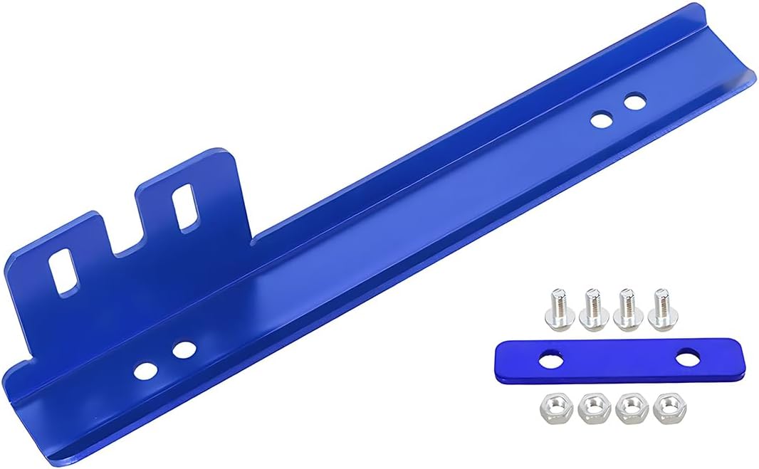 BELOMI Soporte para placa de matrícula, soporte de matrícula de aleación de aluminio, marco universal para parachoques delantero y trasero con