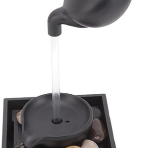 Tetera flotante Cascada Ornamento de agua que fluye Decoración de Oficina Led Sala de estar Batería USB Escritorio para piedras de suspensión Fuente Tetera flotante Cascada Ornamento de agua que fluye Decoración de Oficina Led Sala de estar Batería USB Escritorio para piedras de suspensión Fuente