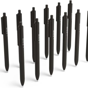 TRU RED Bolígrafos retráctiles de gel de secado rápido, punta fina, 0.020 in, negro, 24cartón (Tr54489-Ccvs) TRU RED Bolígrafos retráctiles de gel de secado rápido, punta fina, 0.020 in, negro, 24cartón (Tr54489-Ccvs)