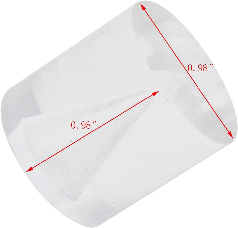 Mcredy Soporte para helados, 0.98 x 0.98 x 0.98 pulgadas, soporte de exhibición de cono acrílico transparente, soporte de exhibición de cono de