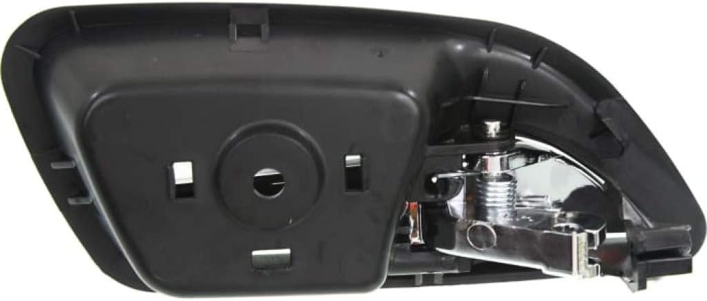 KarParts360 para Chevy Cruze Limited 2016 Manija de puerta interior delantera o trasera lado del conductor bisel negro con palanca cromada  Trim
