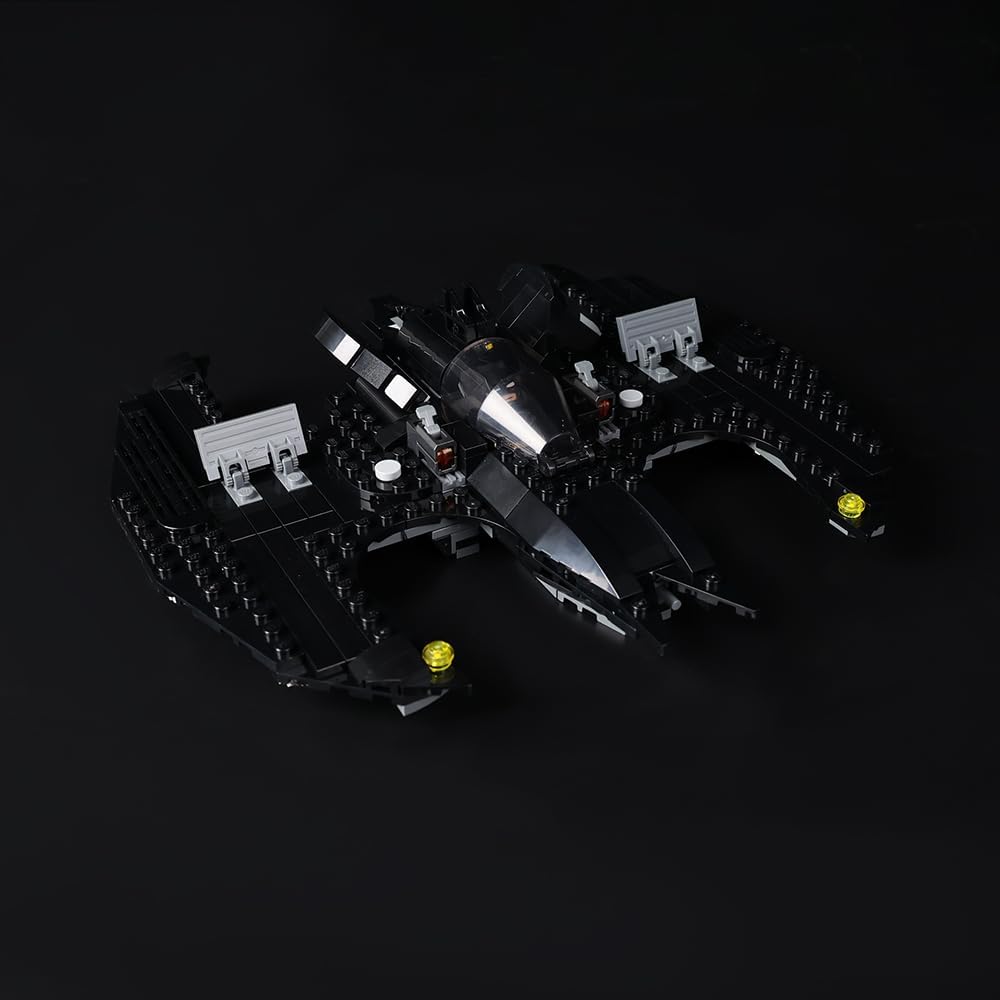 Kyglaring Kit de iluminación LED (sin modelo) diseñado para Lego DC Batwing Batman vs The Joker 76265 DC Super Hero Model Kit de construcción – sin