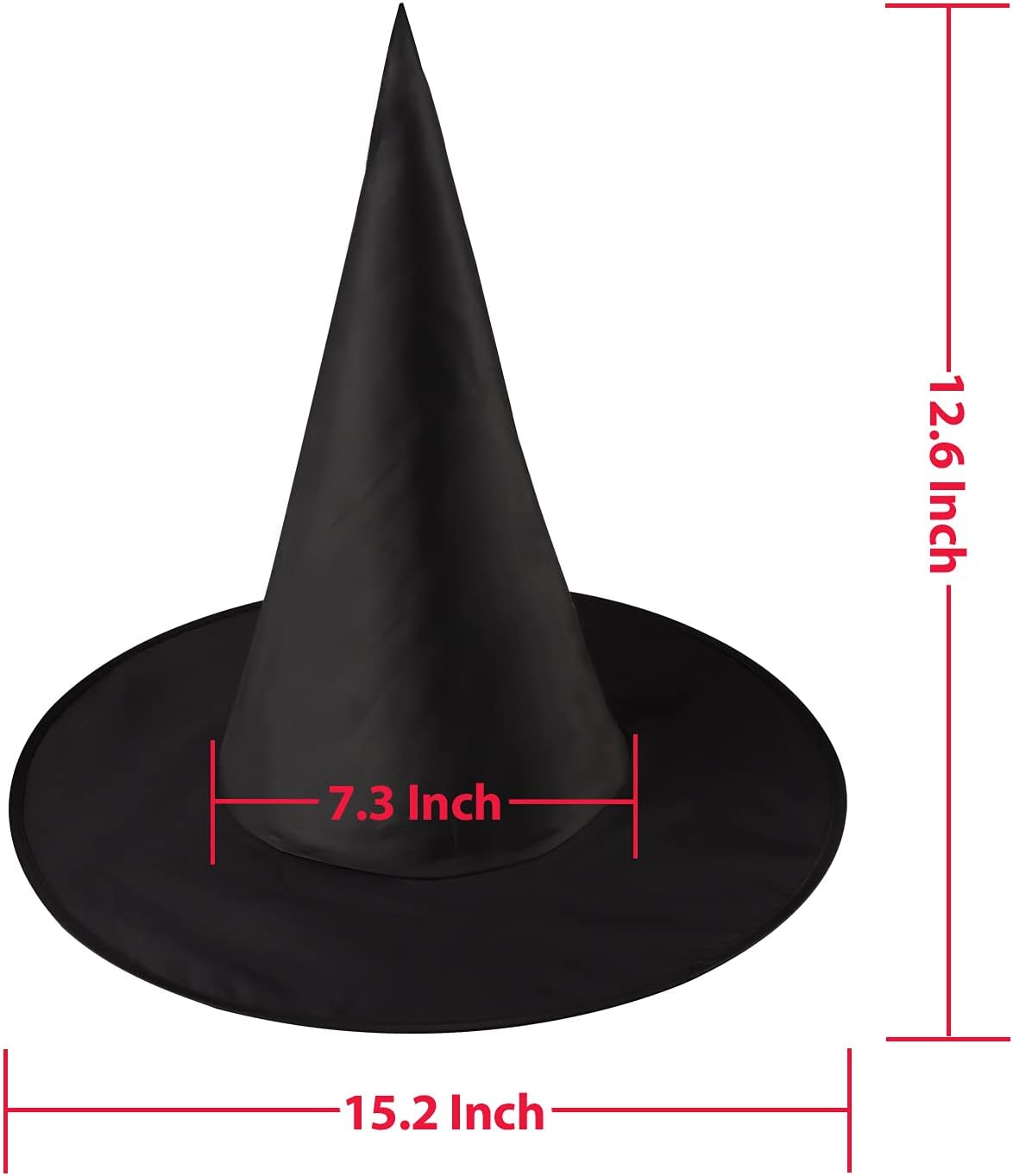 8 sombreros de bruja, decoraciones de sombreros de bruja de Halloween, disfraz de Halloween y sombrero de bruja de cosplay, regalos de fiesta para