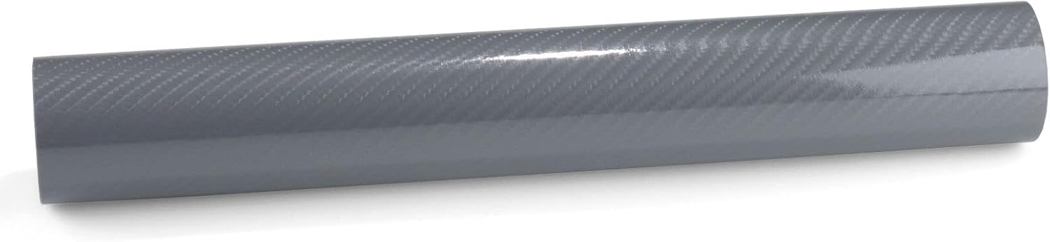 Adhesivo revestidor de vinilo muy brillante de fibra de carbono 7D prémium con juego de herramientas, lámina de calcomanía con tecnología de