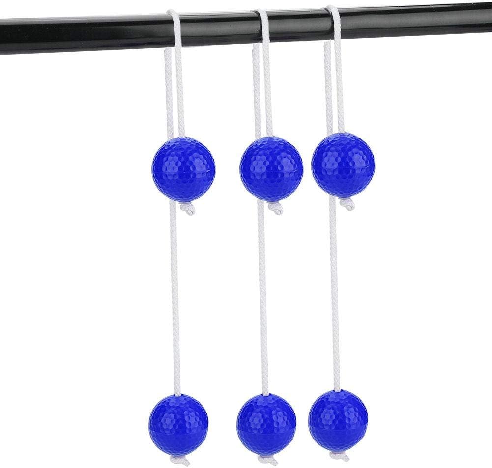 Dioche pelotas de escalera, 3 pares de pelotas de golf, bolas de repuesto para bolas deportivas, 2 colores