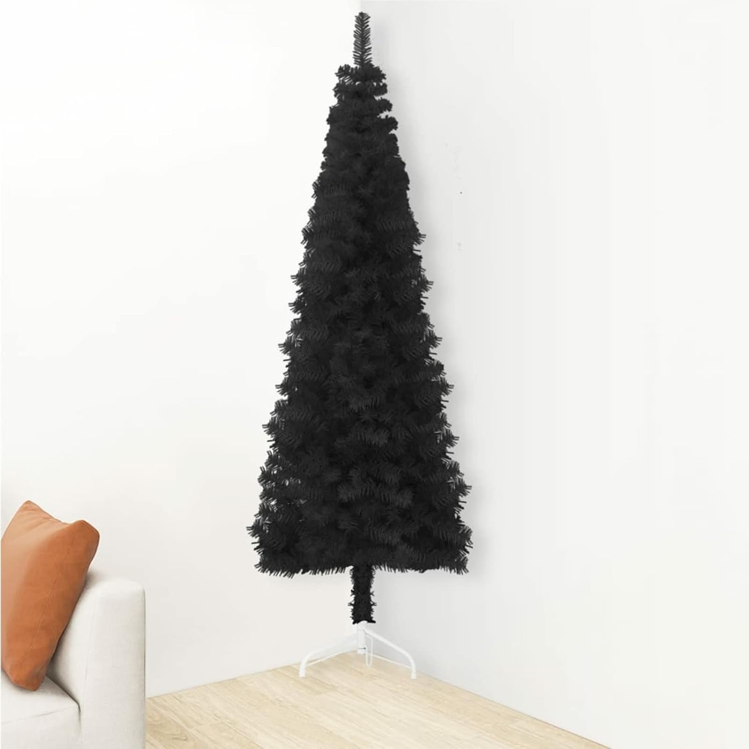 Gecheer Árbol de Navidad artificial delgado para el hogar para las vacaciones, árbol de Navidad para exteriores, interiores, fiestas de vacaciones,