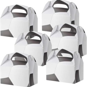 ArtCreativity Cajas de golosinas de fútbol para dulces, galletas y recuerdos de fiesta temática deportiva, paquete de 12 cajas de galletas, bonitas ArtCreativity Cajas de golosinas de fútbol para dulces, galletas y recuerdos de fiesta temática deportiva, paquete de 12 cajas de galletas, bonitas