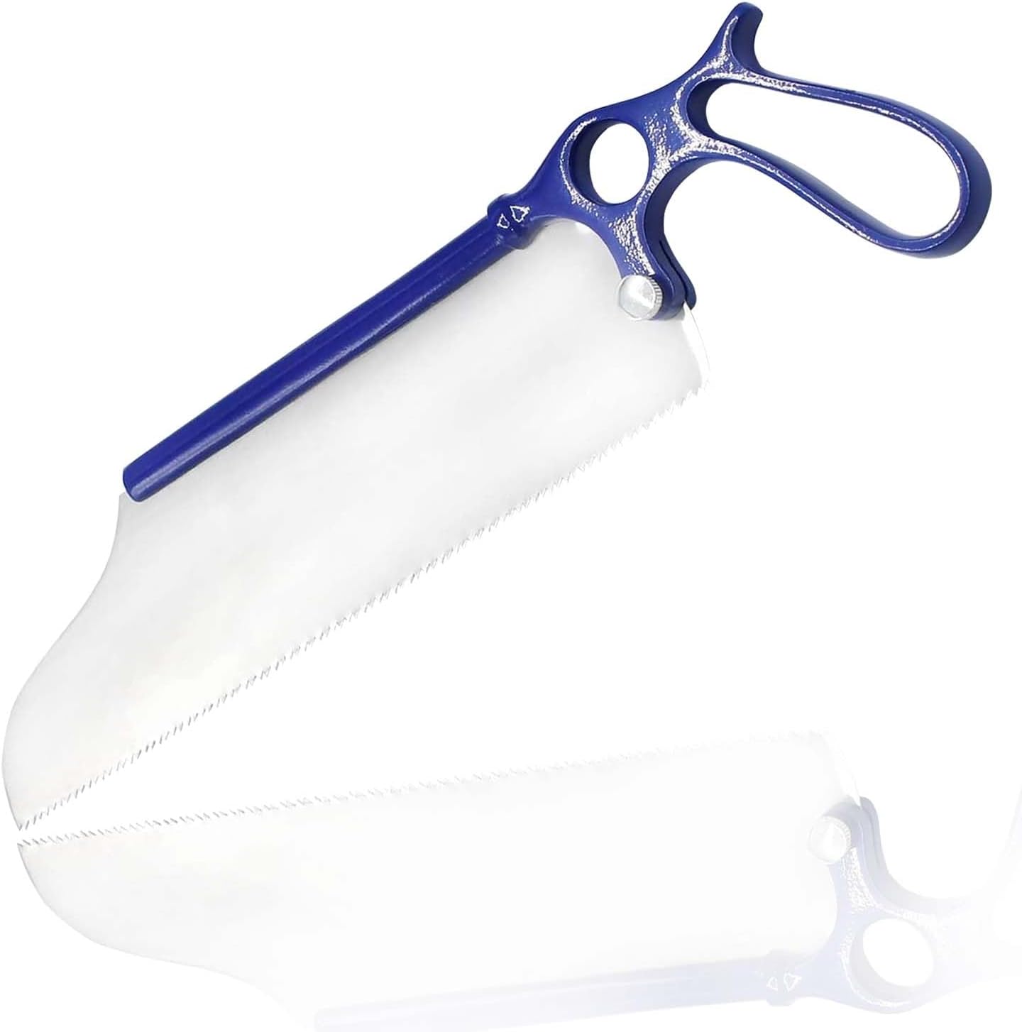 Satterlee – Sierra de hueso de 13 pulgadas, mango azul, acero inoxidable, instrumentos ortopédicos