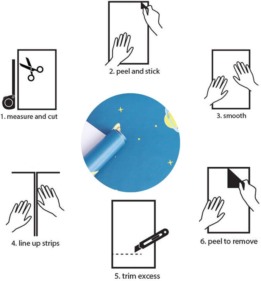 Papel tapiz para paredes, con diseño y textura de madera envejecida, de vinilo, autoadhesivo y extraíble