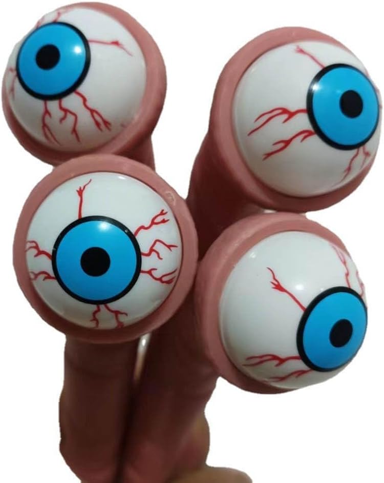 4 estacas de globo ocular para plantas de 6.7 pulgadas, accesorio de decoración de plantas de jardín de mal de ojo, decoración de macetas de