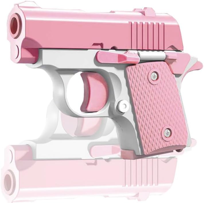 Juguetes para la ansiedad para adultos, 1911 con impresión 3D de pistola pequeña, juguetes para aliviar el estrés para adultos, adecuados para