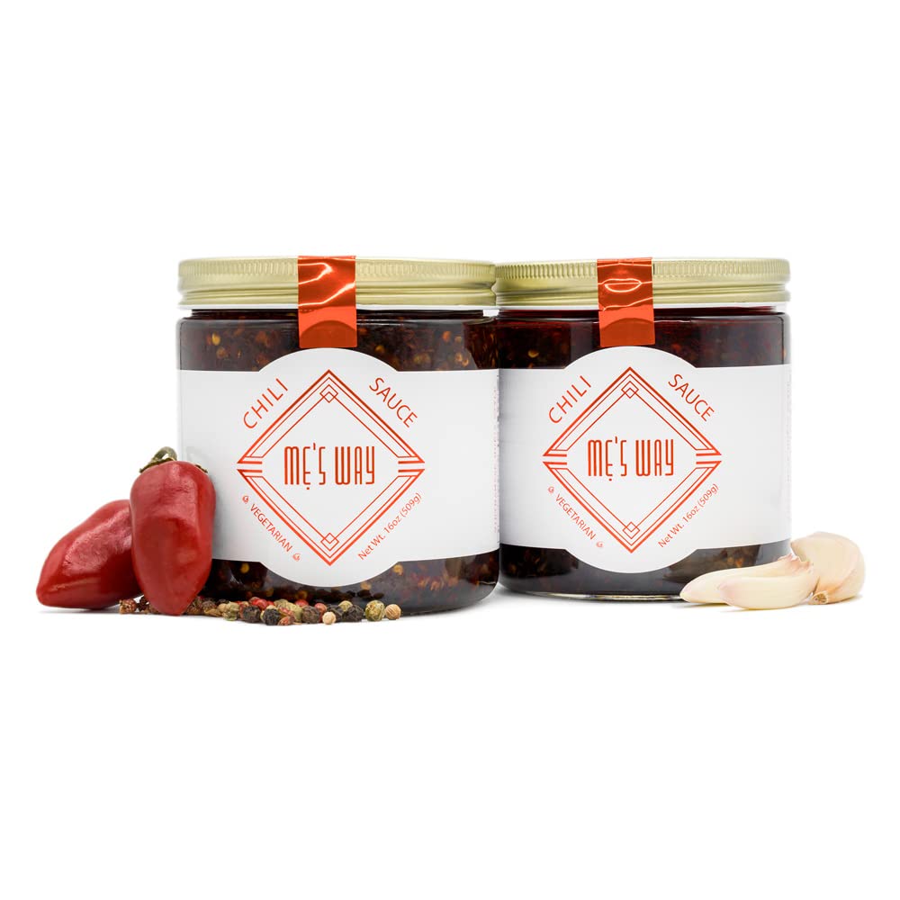 Paquetes de salsa de chile vietnamita hecha a mano M”S WAY  Pasta de chile casera  Chili Crisp tradicional  Mezcla perfecta de especias, salsa de