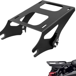 Soporte de paquete turístico, portaequipajes desmontable para Harley Tour Pak, compatible con Harley Davidson Touring Street GlideElectra GlideRoad Soporte de paquete turístico, portaequipajes desmontable para Harley Tour Pak, compatible con Harley Davidson Touring Street GlideElectra GlideRoad