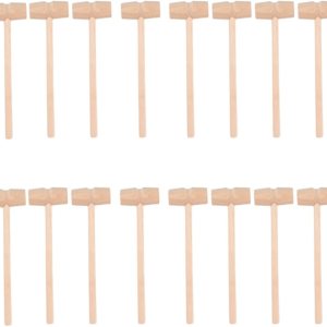 Mini mazo de martillo de madera, herramienta educativa de 5.7 pulgadas, pequeño mazo de madera, mini martillo de madera para molde de corazón de Mini mazo de martillo de madera, herramienta educativa de 5.7 pulgadas, pequeño mazo de madera, mini martillo de madera para molde de corazón de