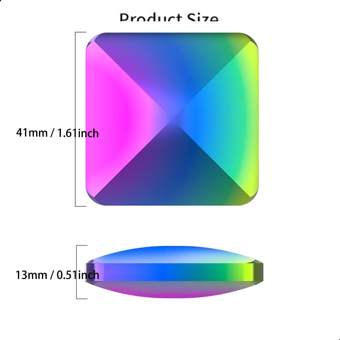 Juguetes de escritorio Kinetic  Juguete de descompresión giratorio de oficina colorido para aliviar el estrés, juguete sensorial de baile, gran