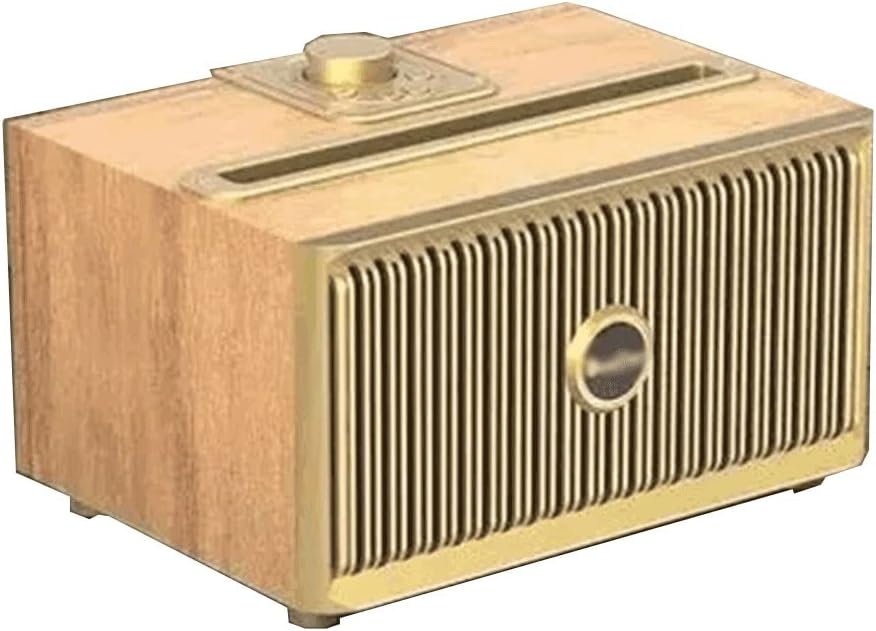 Altavoz Bluetooth inalámbrico portátil Altavoz vertical de escritorio Altavoz de radio casero retro (color  color de registro V6, tamaño