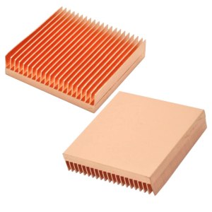 Disipador de calor de cobre puro de 1.18 x 1.18 x 0.28 pulgadas  1.181 in x 1.181 in x 0.276 in, disipador de calor de aleta para impresora Disipador de calor de cobre puro de 1.18 x 1.18 x 0.28 pulgadas  1.181 in x 1.181 in x 0.276 in, disipador de calor de aleta para impresora