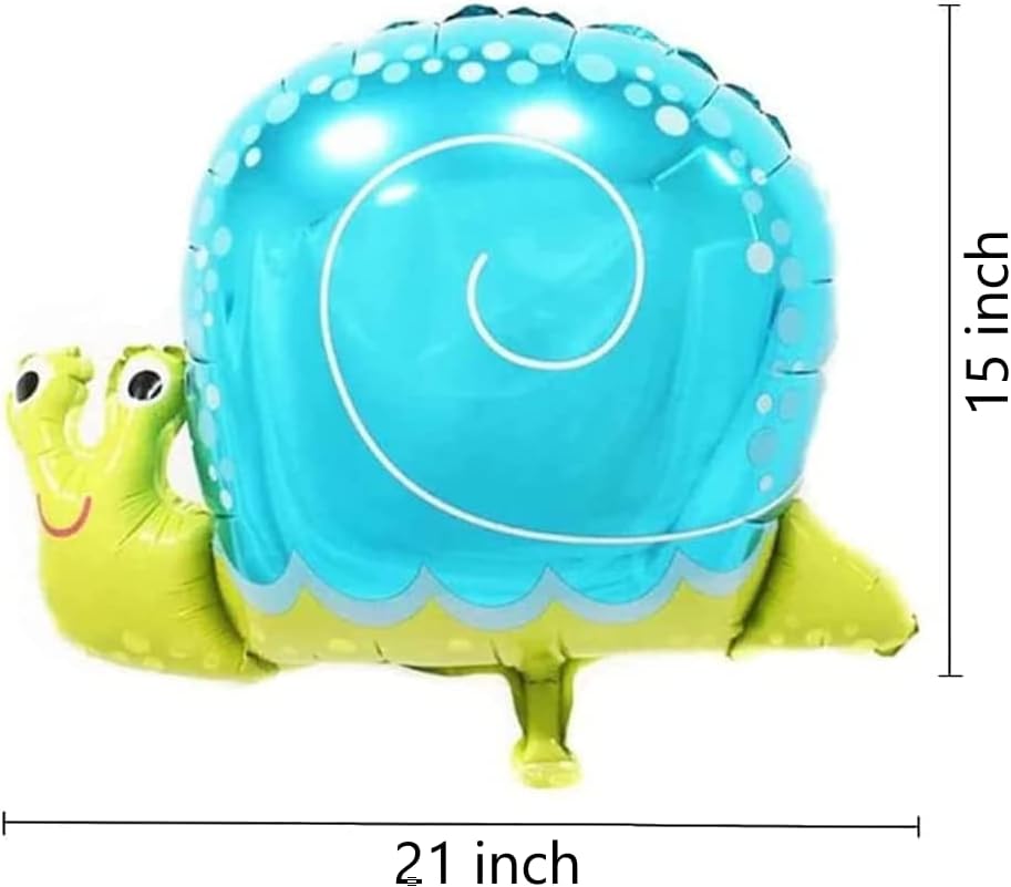 DIWULI Globo de caracol, decoraciones de cumpleaños de caracol, decoraciones de fiesta de cumpleaños de caracol, suministros de globos de insectos,