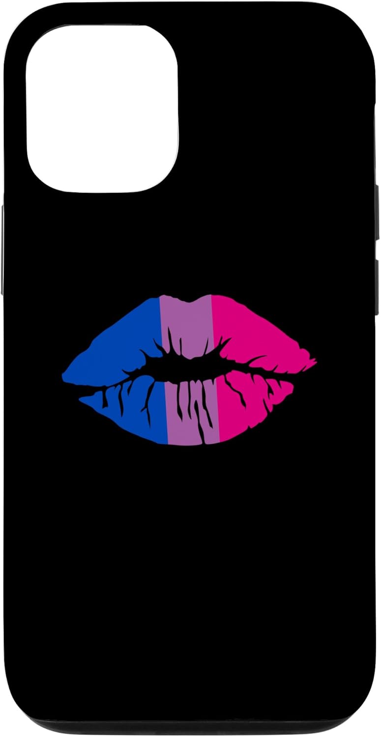 iPhone 1212 Pro Bisexual Lips Kiss Bisexual Beso Beso LGBTQ Bisexual Case