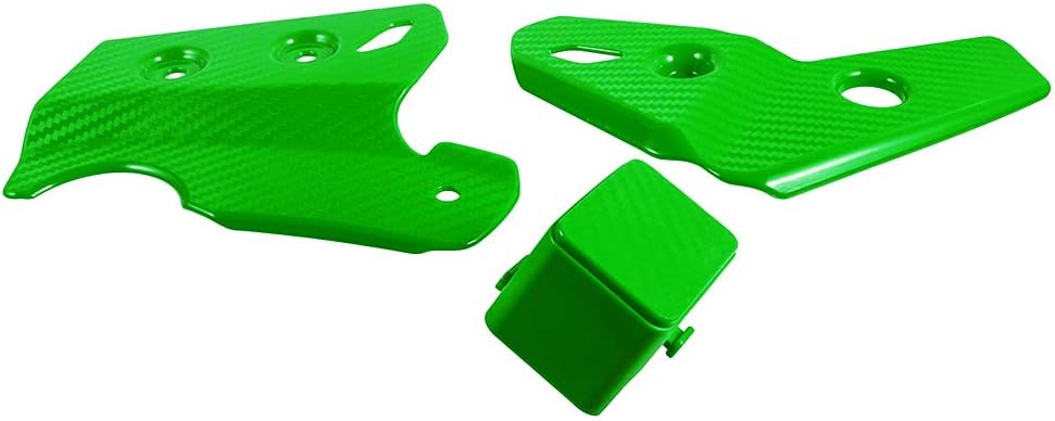 Protector de marco de motocicleta parachoques cubierta protectora Accesorios de carenado para KLX250 1993-2016 para D-TrackerX 1998-2016 (verde)