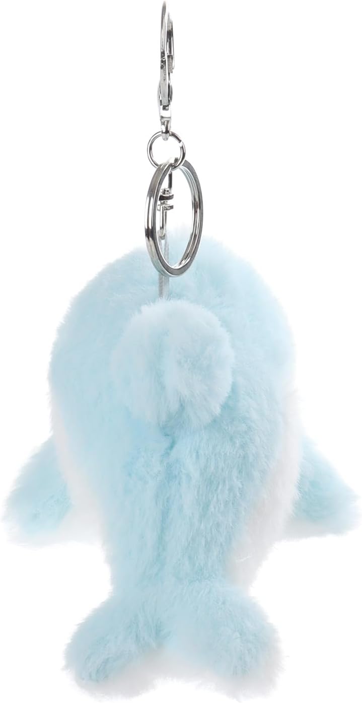 Apricot Lamb Cute Toys – Llavero suave de delfín de peluche para bolsa de niños, bolso, mochila y bolso (6 pulgadas)