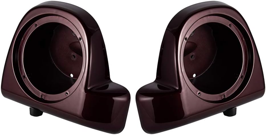 Moto Onfire Twisted Cherry – Cápsulas de altavoz de carenado inferior de 6.5 pulgadas para Harley Touring Road Glide Street Glide 2014 2015 2016