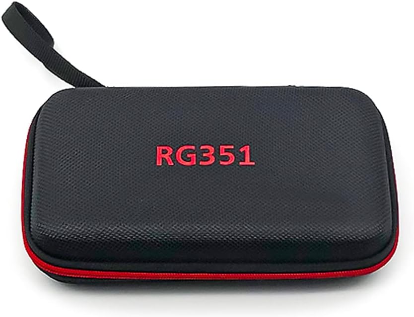 Bolsa de almacenamiento portátil para RG351PRG351MRG350M, funda de transporte de viaje EVA con diseño de rejilla interna, a prueba de golpes, a