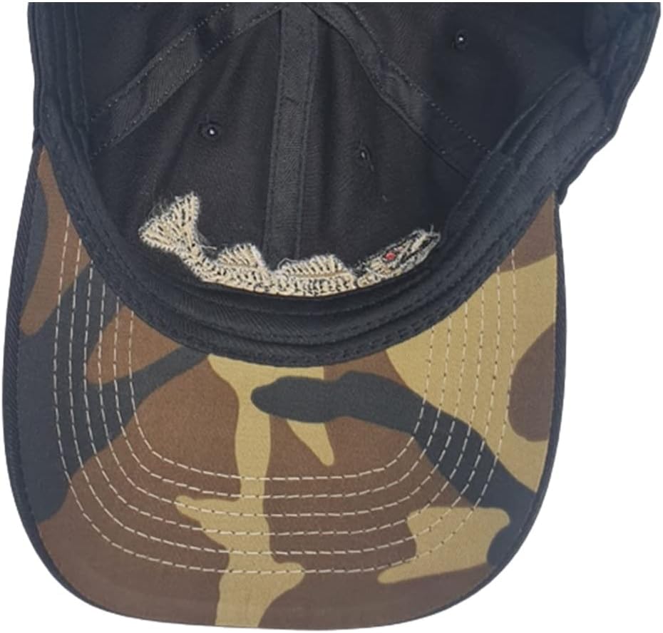 WITHMOONS Sombrero de pesca de algodón con bordado de hueso de pescado, gorra de béisbol YZ10119