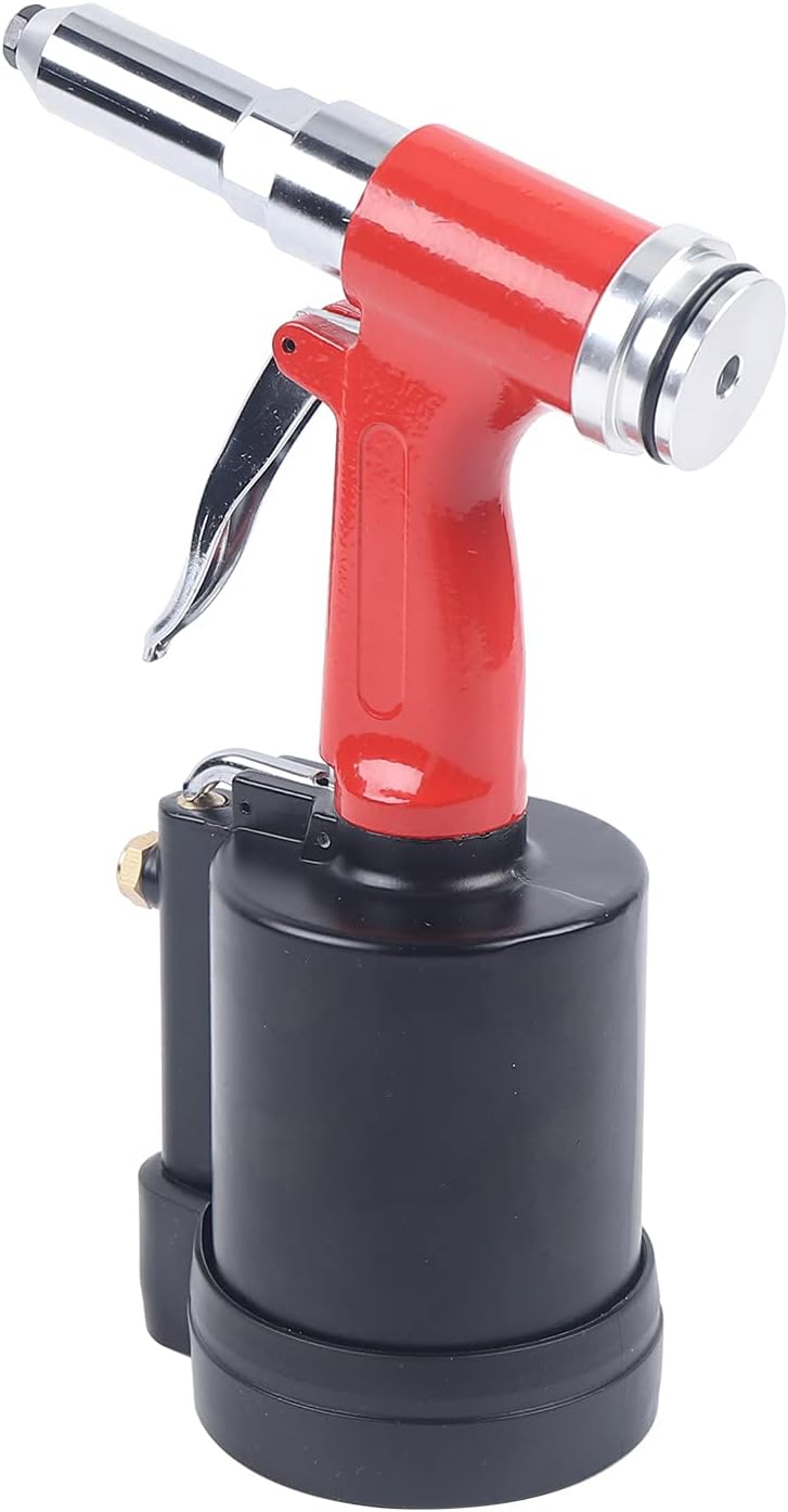 YIYIBYUS Pistola de remache, remachadora neumática, herramienta de remache hidráulica de aire de 14 pulgadas, NPT automotriz remachadora de tuercas