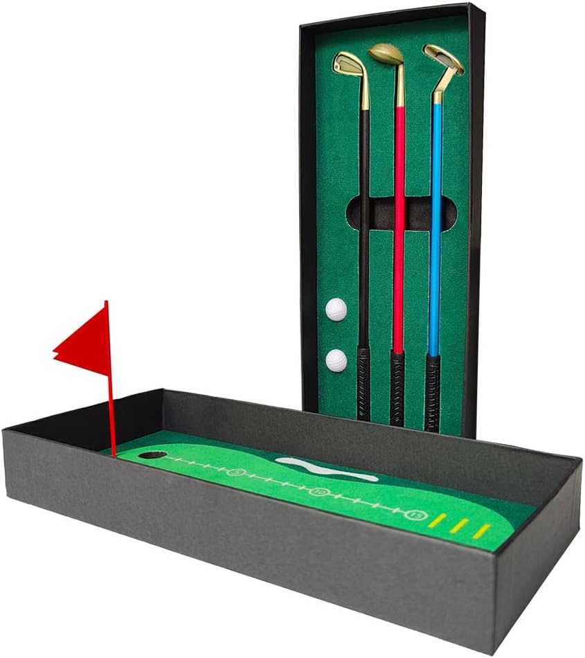 Regalos de bolígrafo de golf para hombres, mujeres y adultos, rellenos únicos de calcetines de Navidad, papá, jefe, compañeros de trabajo, él,