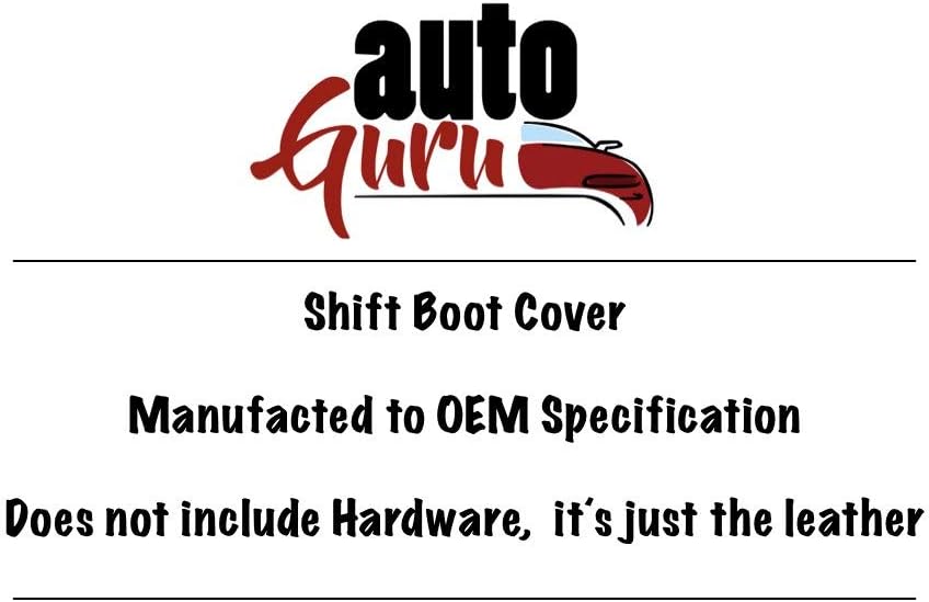 Autoguru Manual & E Cubierta de la bota del freno de cuero hecha para Nissan Skyline R33 93-98 Puntada amarilla