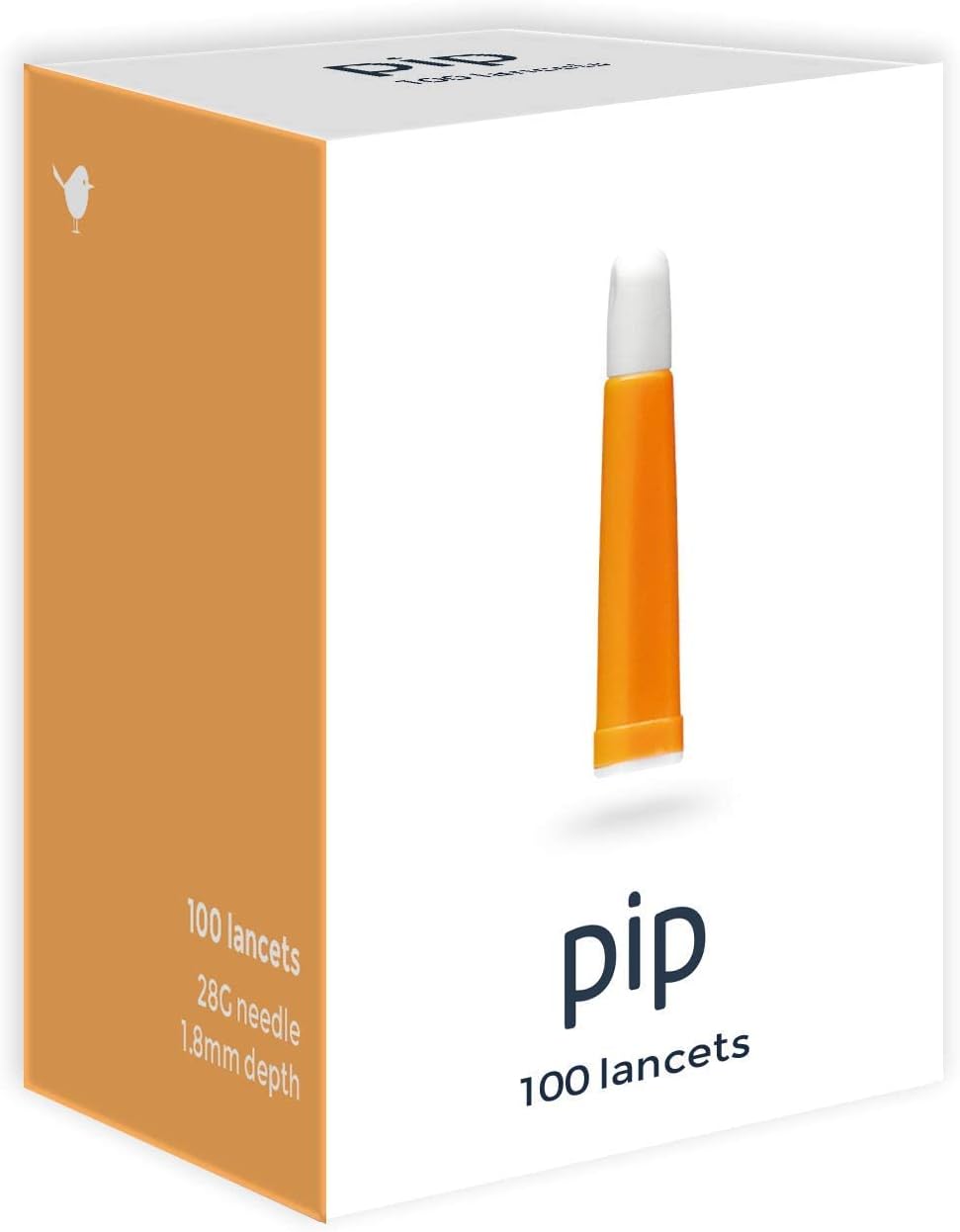 Pip Lancetas, 28 G x 0.071in, caja de 100 unidades