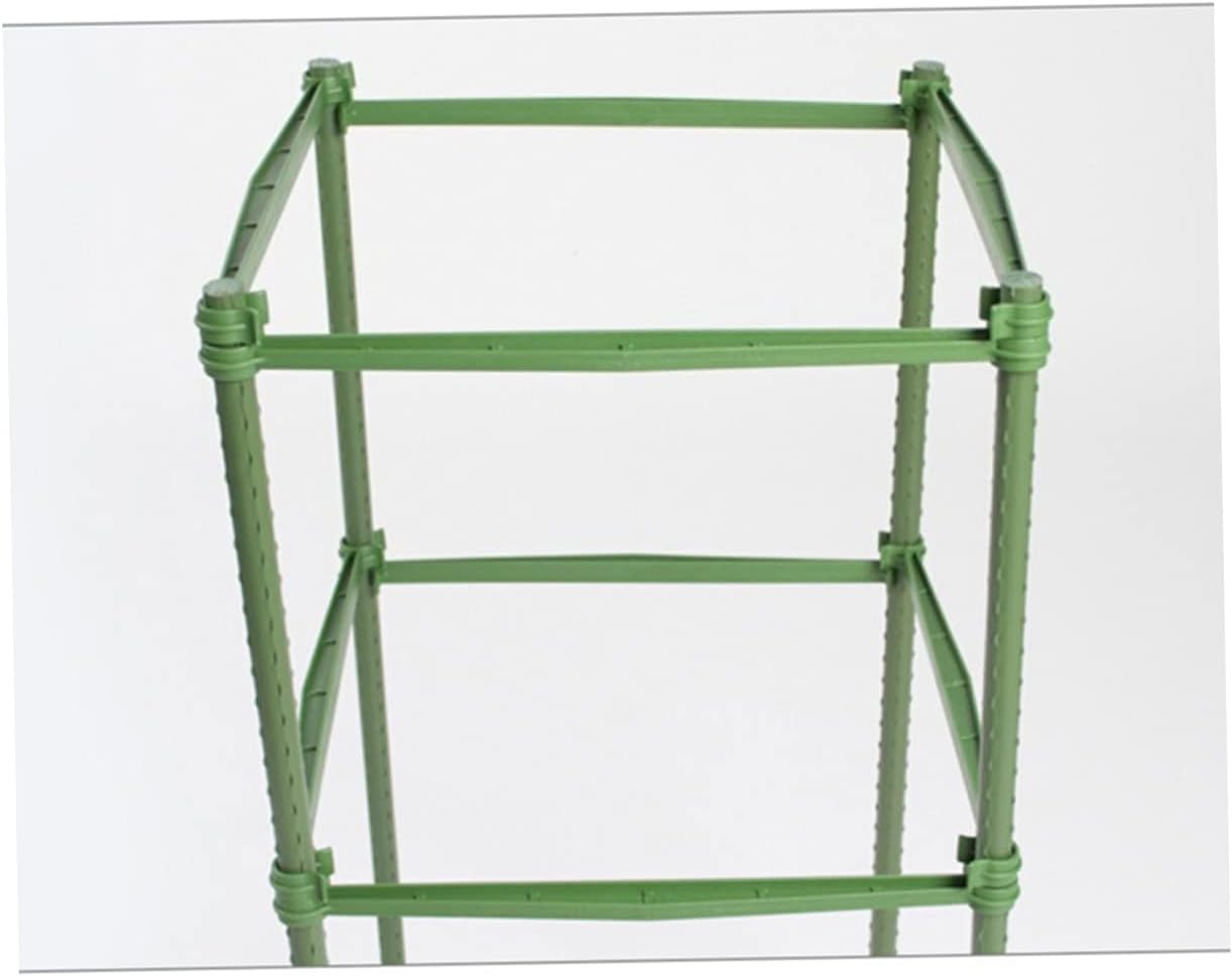 24pcs Accesorios de Interior Planta de Pepino Plantas de Interior Plantas de Casa Flor Enrejado Jardín Enrejado Conector Jaula de Plantas Barra de