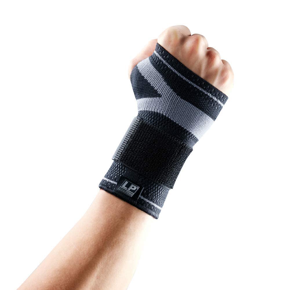 LP SUPPORT 130XT – Muñequera para hombres y mujeres con correa y tejido transpirable para apoyo de agarre, evita aliviar el túnel carpiano,