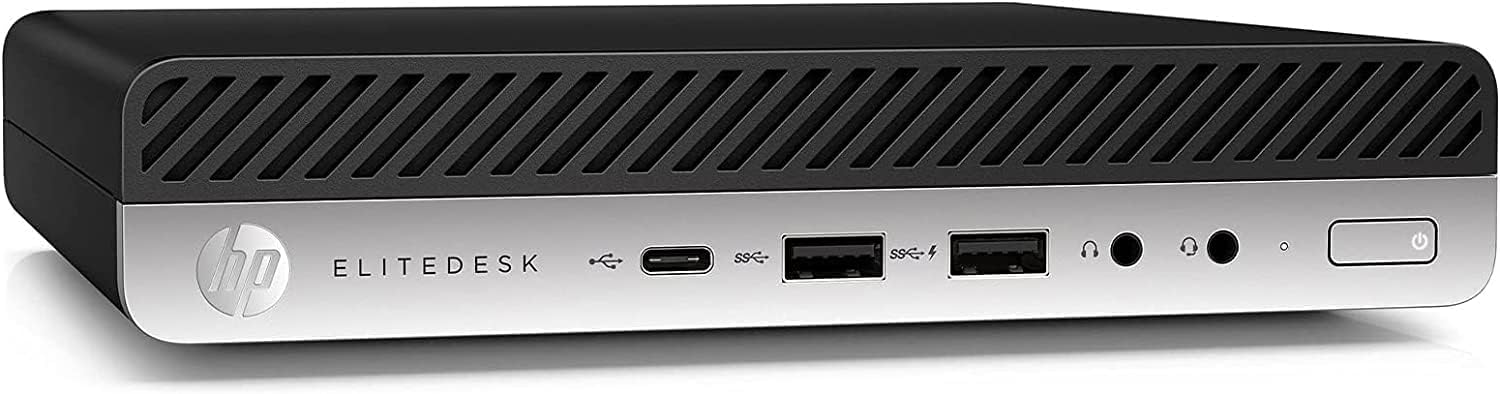HP EliteDesk – Mini computadora de escritorio con monitor de 24 pulgadas, Intel i7-6700 AX210 Wi-Fi 6e, Bluetooth 5.2, 32 GB de RAM, SSD NVMe de 1