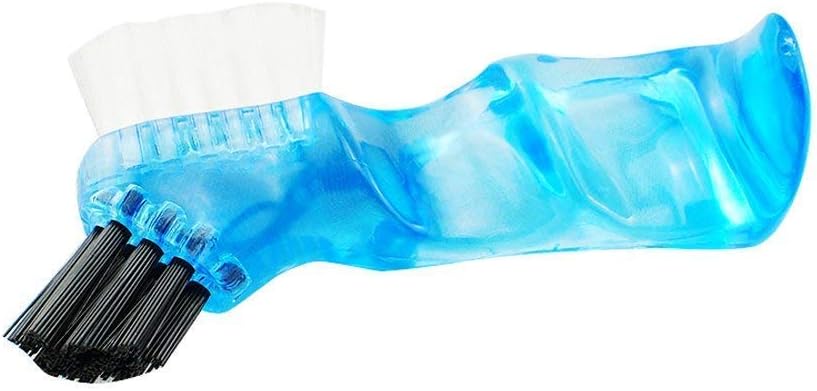 Caja de dentadura con espejo y cepillo limpio Práctica caja de almacenamiento de dientes falsos Cuidado dental