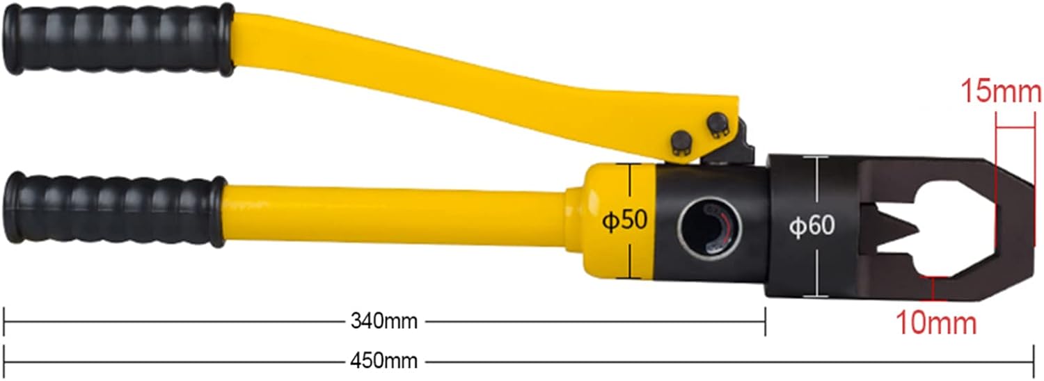 PIOCAIYIN – Divisor de tuercas hidráulicas, divisor de tuercas portátil con caja de almacenamiento YP-24, herramienta divisor de tuercas 10T rango