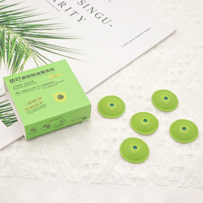 Misquote – Parche eliminador adecuado para niños y adultos, parche de citronela natural adecuado para viajes al aire libre e interior, natural