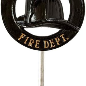 Montague Metal Products Marcador de tumba y soporte para bandera, color negro con dorado Montague Metal Products Marcador de tumba y soporte para bandera, color negro con dorado