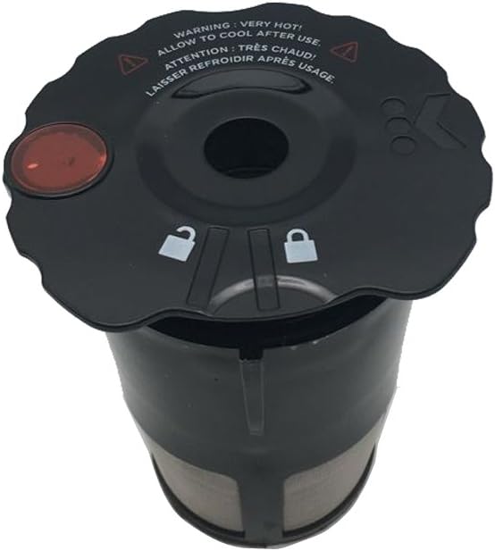 2 filtros de café reutilizables negros para Keurig 119367 2.0 My K-Cup Modelo actualizado serie K200K300K400K500, funciona con todas las series