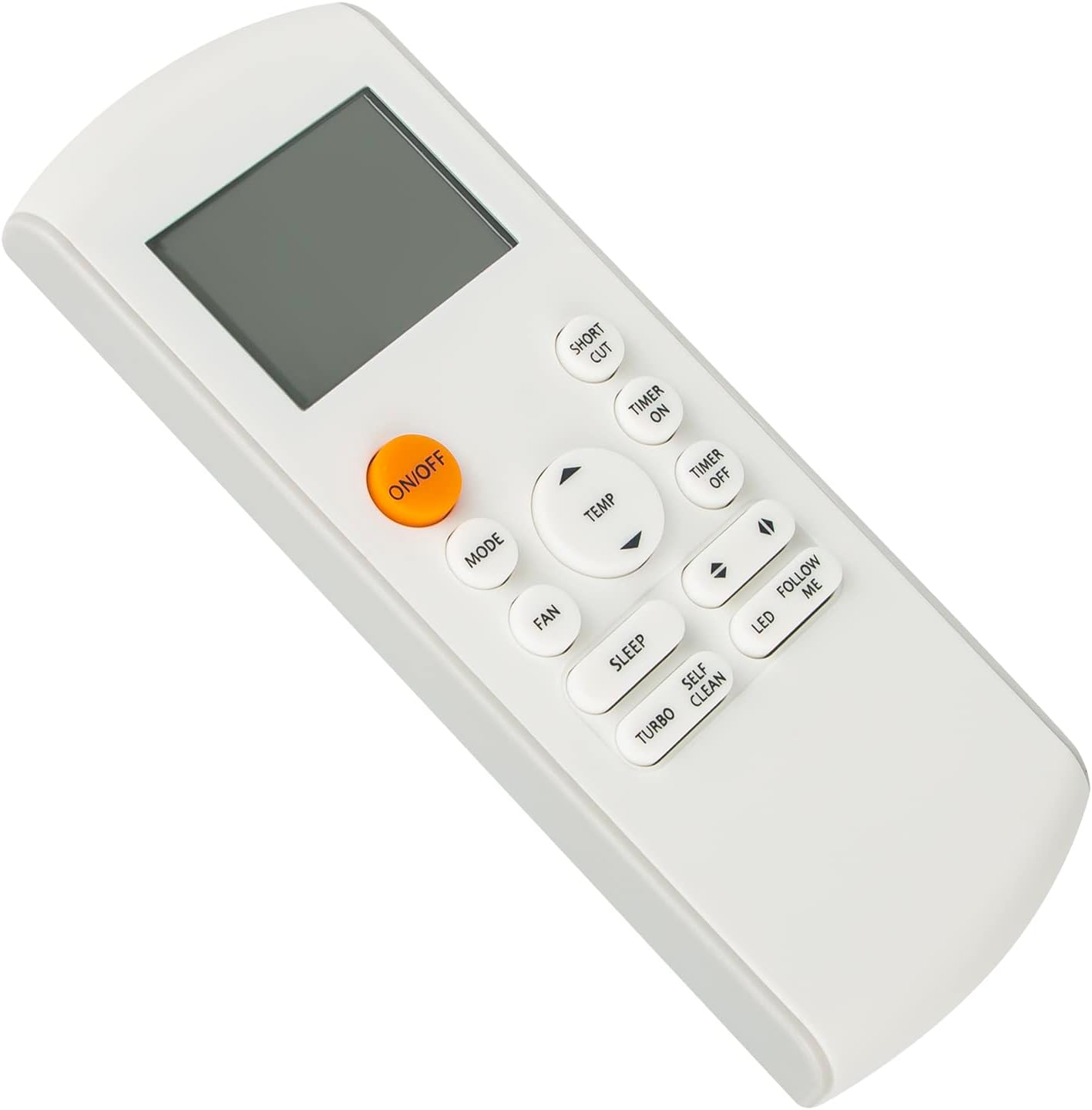 Beyution RG57A16BGEF – Control remoto de repuesto para aire acondicionado Midea RG57A2BGEF RG57A3 RG57A3BGEF RG57BBGE RG57DBGE (pantalla con función