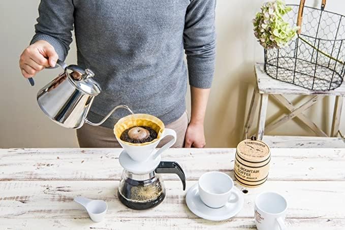 5 hermosos colores verter sobre el gotero de café de Sanyo Sangyo Cerámica de porcelana de 1 a 4 tazas  Cafetera de goteo única para café de filtro