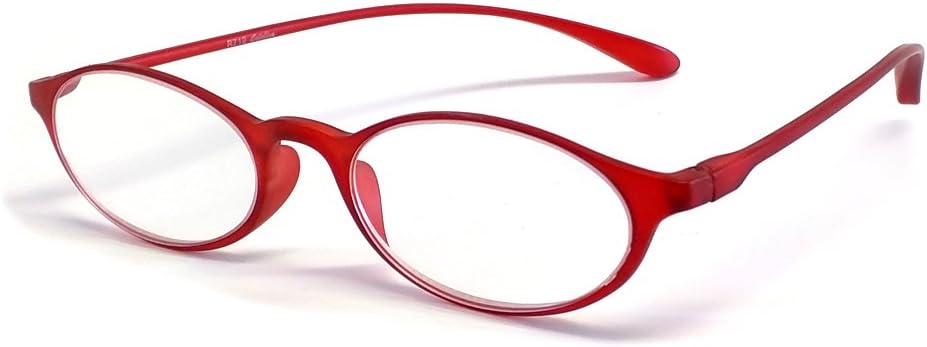 Calabria 719 Flexie – Lentes de lectura flexibles ovalados para hombres y mujeres, a la moda, flexibles, lectores ligeros, TR-90, lentes duraderos