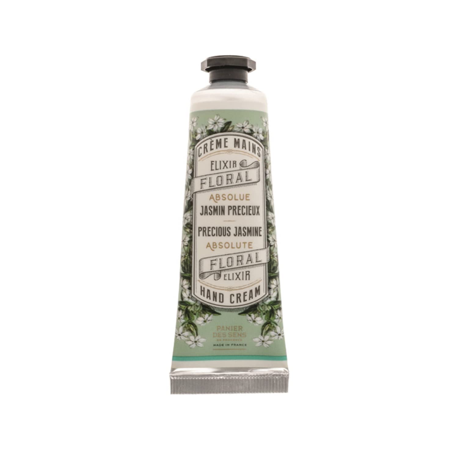 Panier des Sens – Crema de manos para manos y piel agrietadas secas – Mini loción de manos de jazmín, humectante, máscara – Con aceite de oliva y