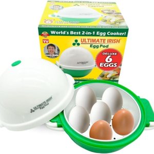 Huevo – Ronnie Neville’s Original como se ve en la TV Microondas Huevo, Huevo perfectamente cocido y pelado, capacidad para 6 huevos, máquina de Huevo – Ronnie Neville’s Original como se ve en la TV Microondas Huevo, Huevo perfectamente cocido y pelado, capacidad para 6 huevos, máquina de