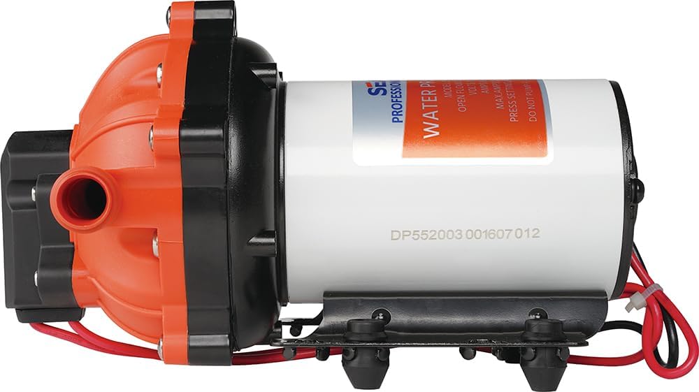SEAFLO Bomba de diafragma serie 55 – 12V CC, 5.5 GPM, 60 PSI
