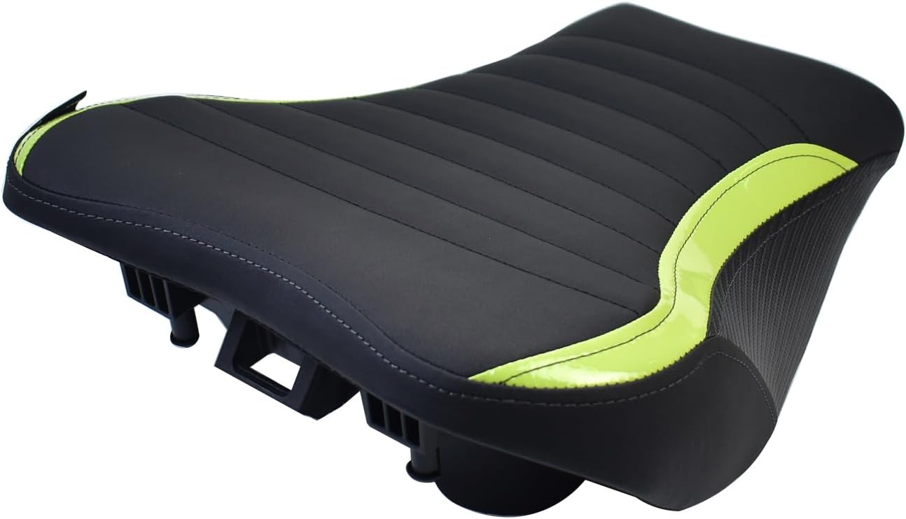 Midimttop Asiento delantero de cuero suave Touring Waterpfroof, cojín para asiento trasero del pasajero, asiento trasero para Ka-wa-sa-ki Z900 Z-900