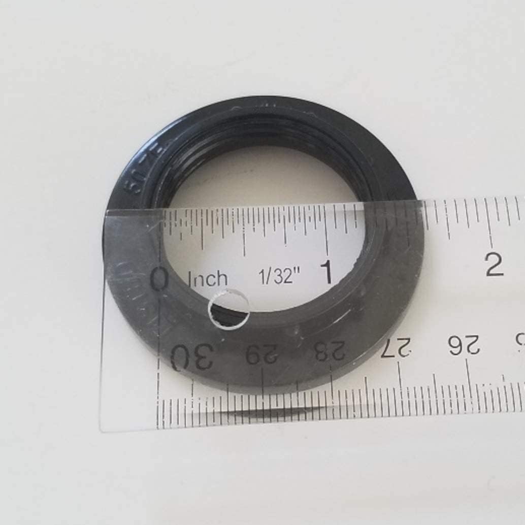 Paquete de 2 pantallas de plástico, 5.7 pulgadas de alto, 4.1 pulgadas de diámetro, adaptador de 1.65 pulgadas, pantalla de plástico de repuesto