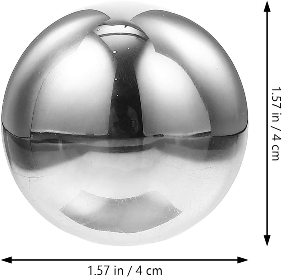 Cabilock 2 piezas de acero inoxidable hielo piedra vino vino cubos de hielo enfriamiento resistente al desgaste piedras whisky amantes del hielo